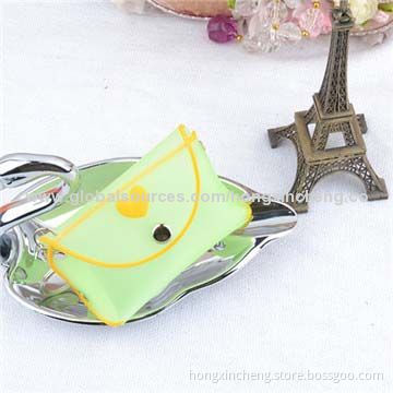 Promotional Cute Silicone Rubber Wallet, Any PMS Colors Available, Easy to Clean and Non-stick